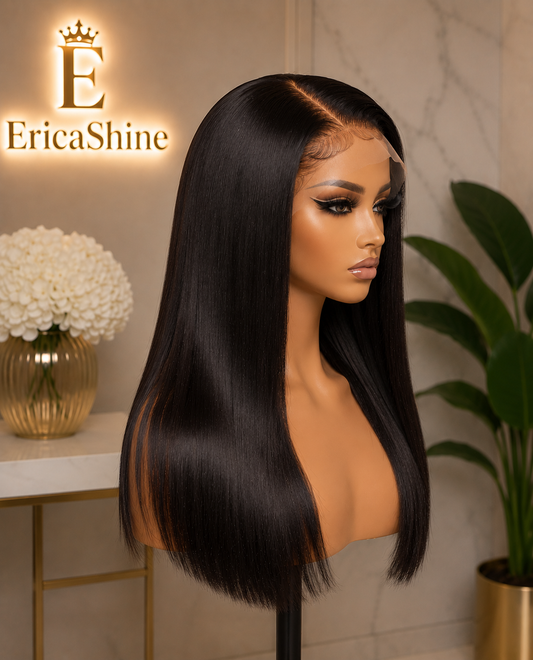 EricaShine Jade HD™ 7×5 HD Glueless Straight Human Hair Wig