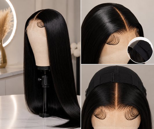 13x6 HD Glueless Straight Human Hair Wigs 7x5 Wear And Go Lace Frontal Wig On Clearance Sale 250% 30Inch Straight Lace Front Wig