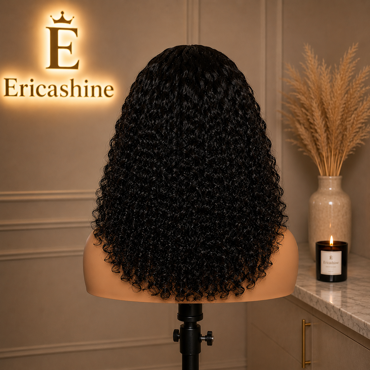 Nia HD Kinky Curly Human Hair Wig | 13x6 Glueless Lace Front | EricaShine