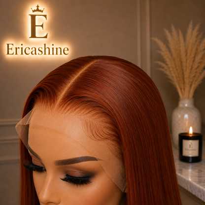 EricaShine Ruby Noir™ Straight HD Glueless Human Hair Wig