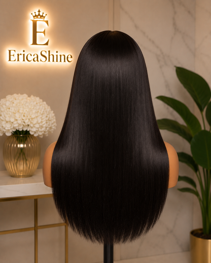 EricaShine Jade HD™ 7×5 HD Glueless Straight Human Hair Wig