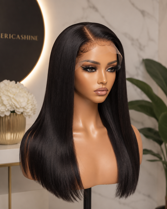 13x6 HD Glueless Straight Human Hair Wigs 7x5 Wear And Go Lace Frontal Wig On Clearance Sale 250% 30Inch Straight Lace Front Wig
