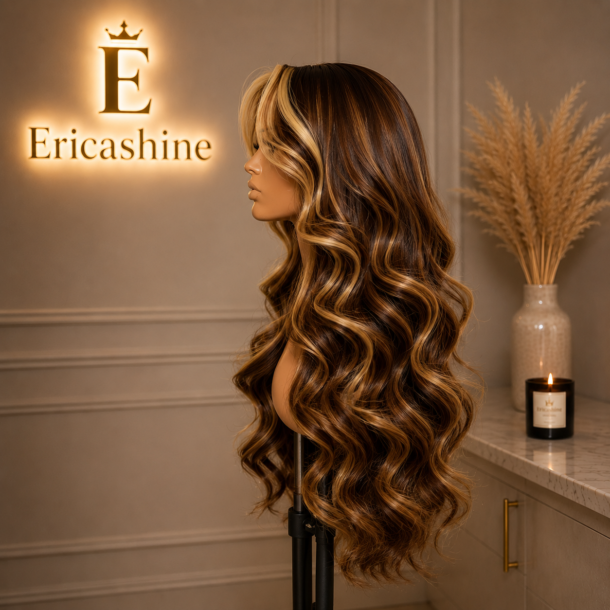 Luxe Honey Balayage Body Wave HD Lace Wig | EricaShine