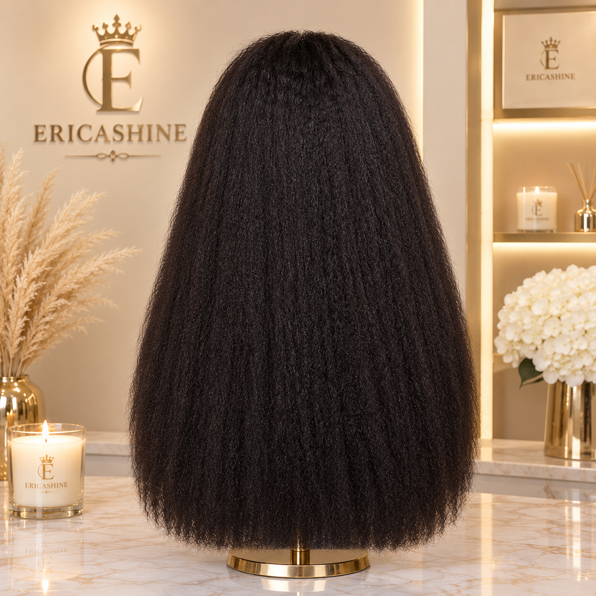 Naya Glueless Curly HD Lace Front Wig – 13x4 Frontal, Human Hair with Baby Hair