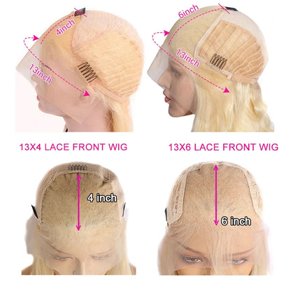 EricaShine Sienna Blonde™ Ombre Bob HD Human Hair Wig